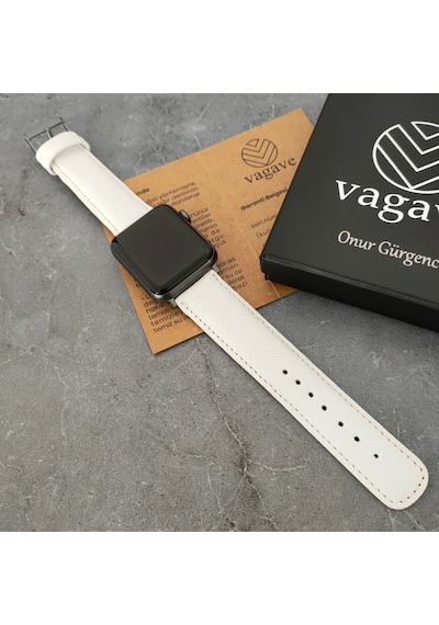 Vagave Apple Uyumlu  Watch Deri Kordon 38 40 41 42 44 45 MM (498114259)