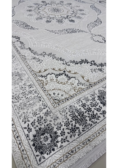 Safyün Halı Kadife Kf501 Gri 200 X 290 Renkli