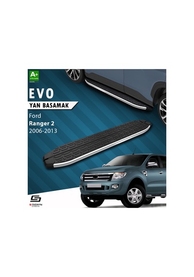 S-dizayn Ford Ranger 2 Evo Krom Yan Basamak 193 Cm 2006-2013