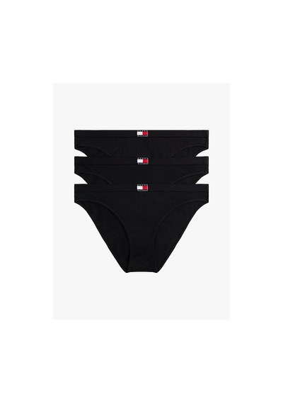 Tommy Hilfiger Kadın Siyah İç Çamaşırı 3'lü-14796 Sarı