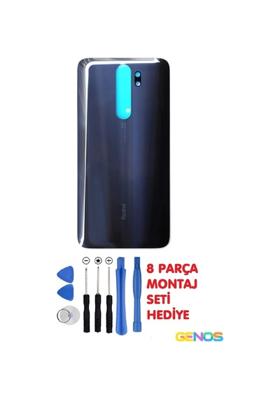 Xiaomi Redmi Note 8 Pro Arka Cam Kapak Batarya Pil Kapağı +montaj Set Siyah Diğer
