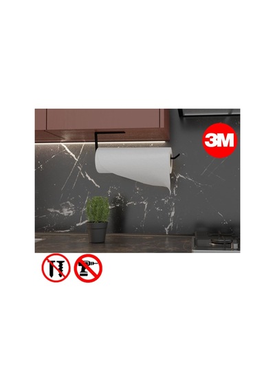 Risingmaber Yapışkanlı Kağıt Havluluk Yapışkanlı Havlu Askılığı, Banyo Askısı Yapışkanlı Havluluk Ve Pe Diğer