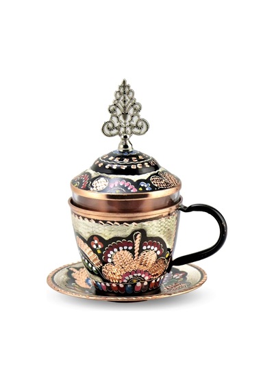 Gül Çiçek Neskafe Ve Çay Bardağı
