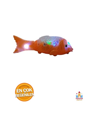 Işıklı Müzikli Balık Oyuncak - Eğlenceli Pilli Oyuncak Balık