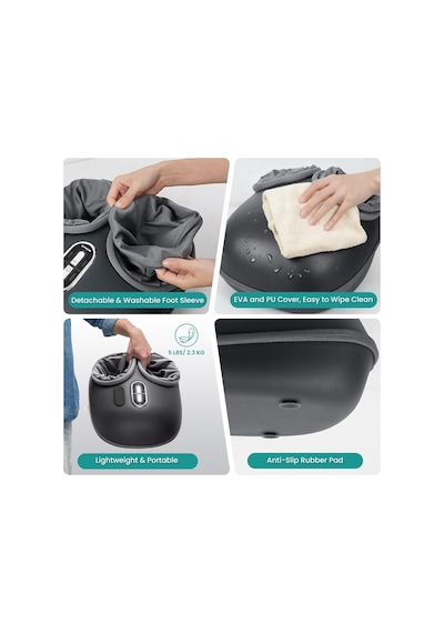 Uzaktan Kumandalı Nekteck Ayak Masaj Cihazı Fm17gb-bk-x