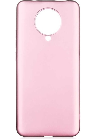 Noktaks - Redmi K30 Pro Uyumlu - Kılıf Mat Soft Esnek Premier Silikon Kapak - T16194 - Rose Gold Rose Gold