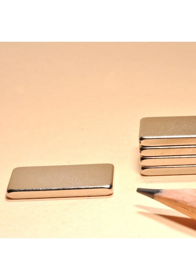 20 X 10 X 2 Mm Köşeli Neodyum Mıknatıs- 10 Adet