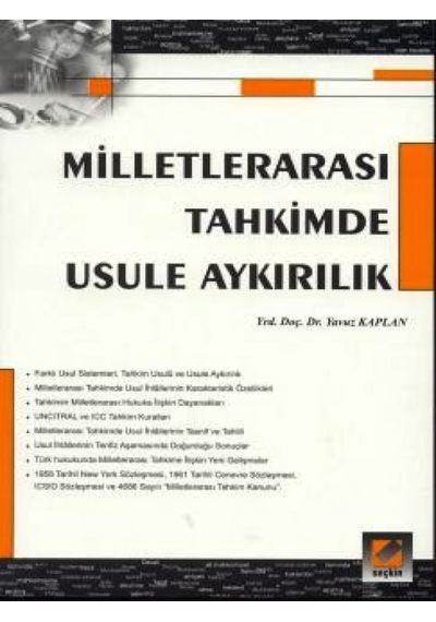 Seçkin Yayıncılık - Milletlerarası Tahkimde Usule Aykırılık