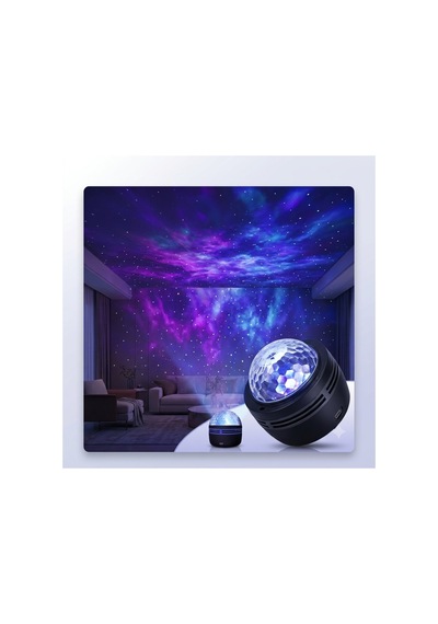 Galaxy Projektör Sensör Lamba Led Gece Lambası Hareket Sensörlü Renkli Yıldız Işık Çok Renkli