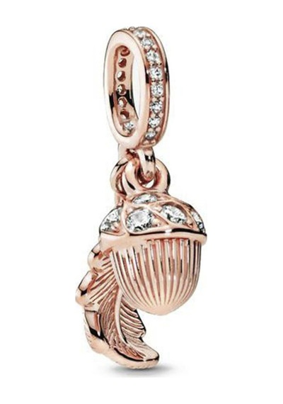 Nur Silver Sallantılı Meşe Palamudu Gümüş Charm Nur-bl12405