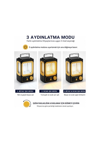 Solar - Güneş Enerjili Usb Şarjlı Nostalji Solar Lamba 1500mah Hs-234 5468 Çok Renkli