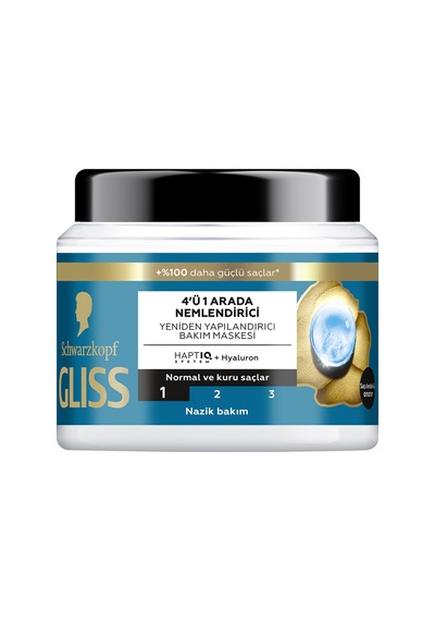Gliss Aqua Revive Saç Bakım Maskesi 400 Ml - 5 Adet Tarı