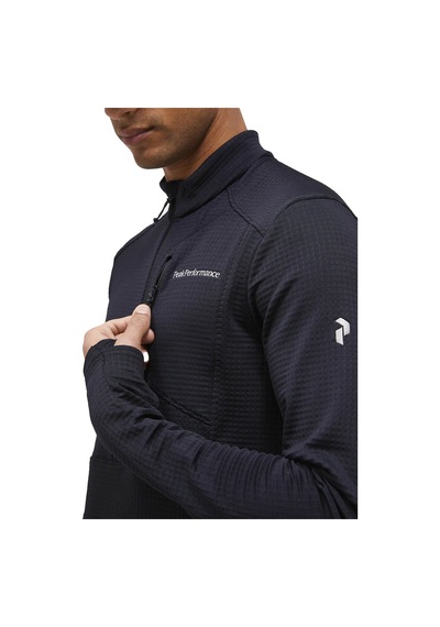 Peak Performance Peak Performance Trail Polartec Half Zip Erkek Siyah Fleece 001