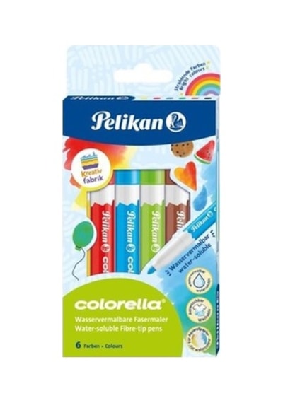 Pelikan Colorella Suda Çözünür Keçeli Kalem 6lı