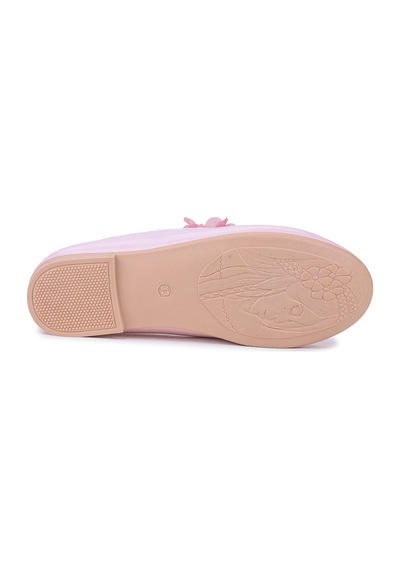 Kiko Kids Rugan Kız Çocuk Babet Ayakkabı Arç 02 Pudra