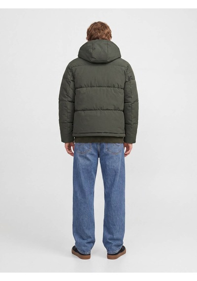 Jack & Jones Jjgalaxy Puffer Haki Erkek Mont 12303930