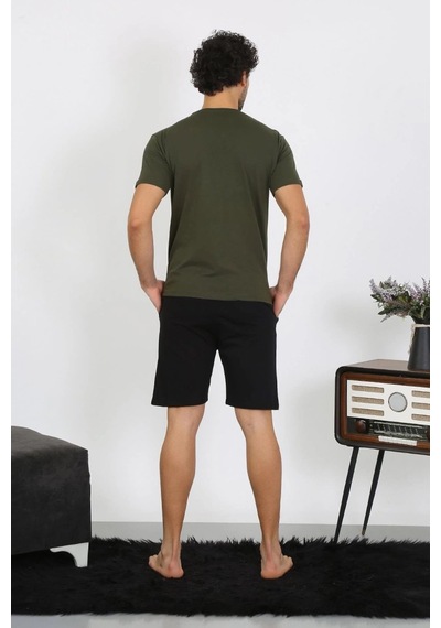 Najmaddin.com Beru Erkek Penye Haki 3'lü Pijama Takımı