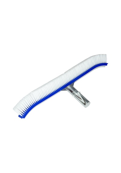 Water Fun ALÜMINYUM Destekli Klipsli Kıvrık Havuz Fırçası 45 cm-W