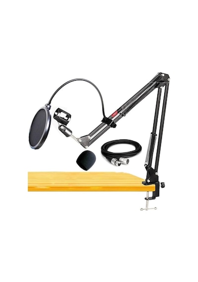 Lastvoice Nb39PSX Set Stüdyo Masa Mikrofon Standı Pop Filtre XLR