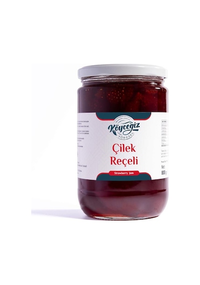 Kb Köyceğiz Yöresel Çilek Reçeli 800 G Cam Kavanoz