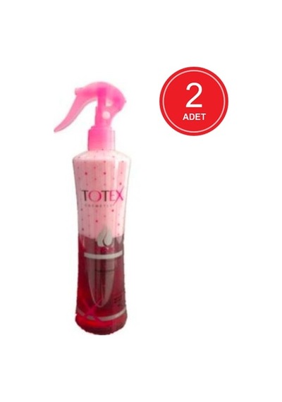 Totex Boyalı Saçlar İçin Çift Fazlı Pembe Fön Suyu 2 x 400 ML