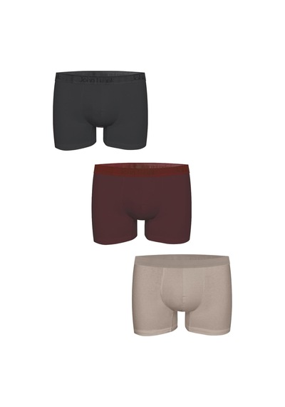 John Frank Natural Modal 3'lü Erkek Boxer Jf3bmodna07 Çok Renkli