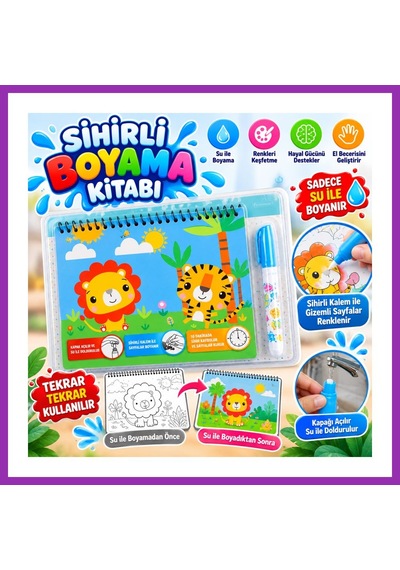 Bezos Bk010-bk003 Sihirli Boyama Kitabı Bty