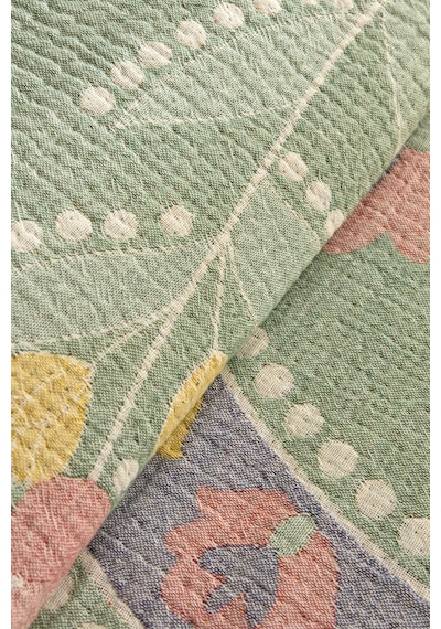 Karaca Home Luneor %100 Pamuk Nish Set Çift Kişilik Pike Takımı Multicolour Çok Renkli