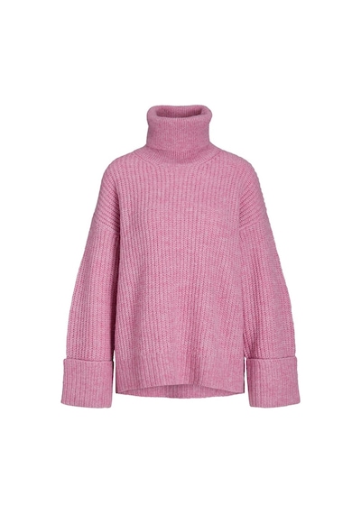 Jjxx Balıkçı Yaka Rahat Kesim Pembe Kadın Kazak 12248446 Pembe