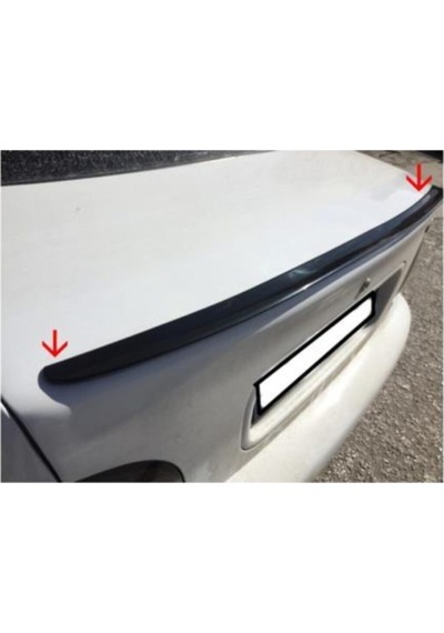 Spoiler Hyundai Accent Yumurta Kasa Bagaj Üzeri Çıta - Spoiler Pianoblack - Parlak Siyah -115 Cm