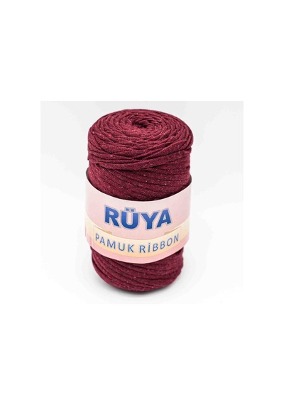 Angel Çanta Aksesuar Bordo Renk Pamuk Ribbon No:1