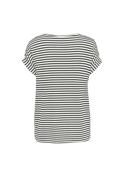 Only Bayan T Shirt 15206243 Siyah-beyaz Siyah-beyaz