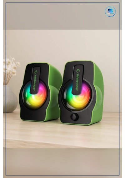 Kablolu Hoparlör Usb 2.0 1+1 Rgb Işıklı Multimedya Ses Sistemi Bi