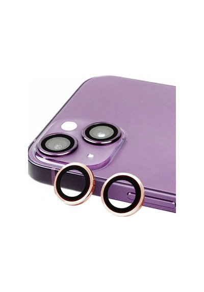 İphone 15 Raze Metal Kamera Lens - Pembe