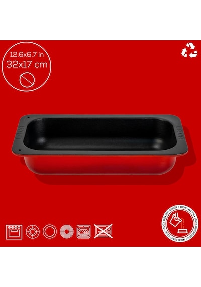 Lava Döküm Dikdörtgen 1/3 Gastronomi Küvet Ölçü 32x17cm. 001