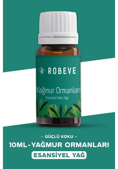 Robeve Yağmur Ormanları Uçucu Yağ Esansiyel Yağ Koku Yağı Hava Nemlendirici Uçucu Yağı Difüzör Esansı 10ML