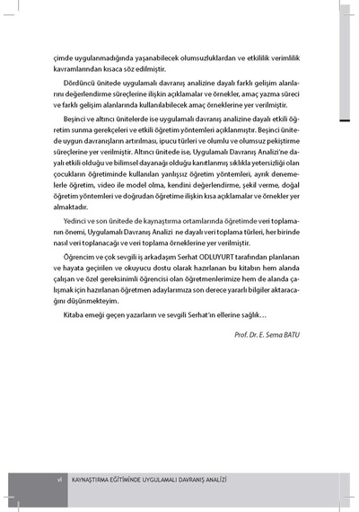 Uygulamalı Davranış Analizi- Eğiten Kitap