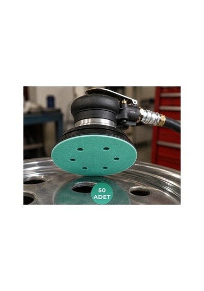 Kırılmaz Cırtlı Disk Zımpara 150 Mm 6 Delikli 40-800 Kum 50 Adet