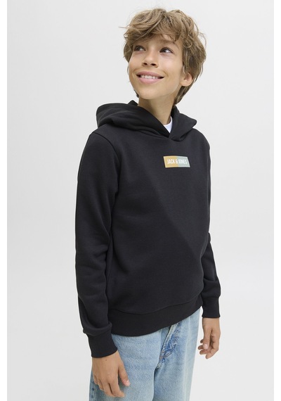 Jack & Jones Junior Erkek Yuvarlak Örgü Siyah C-n10