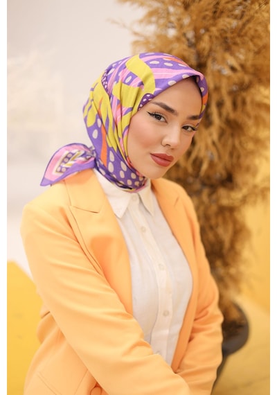Silk Home Olinda Eşarp 48003-42 Lacivert
