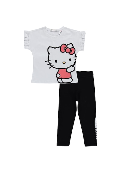 Hello Kitty 2-5 Yaş Takım - Kırık Beyaz-siyah