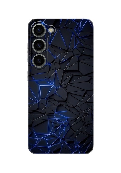 Samsung Galaxy S23 Sm-s911b Uyumlu Kılıf Desen Baskı Silikon Karmaşık Design Stk:1874