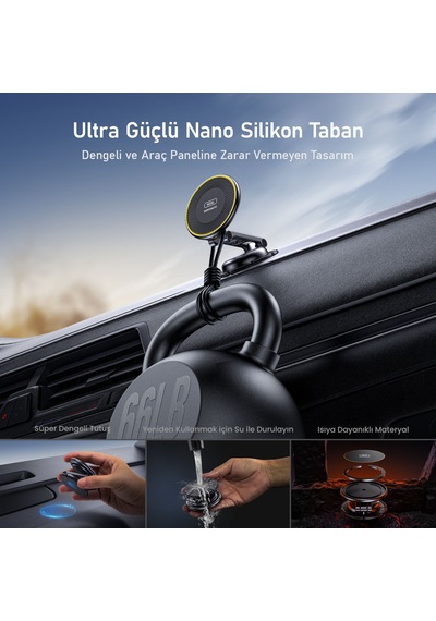 Aohi Superauto 65w Araç İçi Şarjı, 15w Şarj Aleti, Katlanır Telefon Tutucu