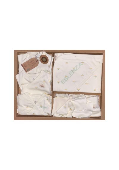 Altıntaş Baby Yenidoğan Hastane Çıkışı %100 Organik Natural 10 Parça Takım Set Bej Bej