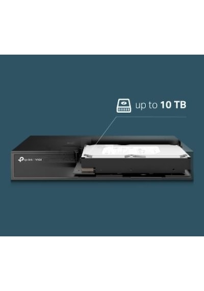 Tp-link Vıgı Nvr1016h 16 Kanal 8mp 80 Mbps 2 Usb Sata Hdmı Vga 2tb Dahili Hafızalı 7/24 3.5" Güvenlik Hdd Li Nvr Güvenlik Kamera Kayıt Cihazı