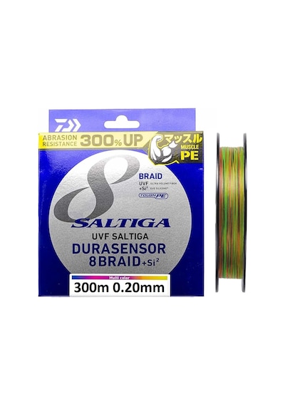 Daiwa Saltiga 8 Braid Dura 0.20mm 300m Multicolor İp Misina