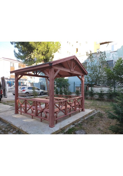Şen Mobilya Pergola Gölgelik P072 Maun