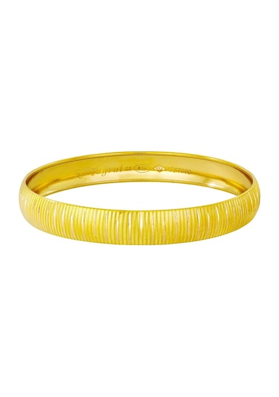 T51TuğrulAltın Tbs0010 22 Ayar Işçiliksiz Şarnelli Bilezik 10 G 10 MM