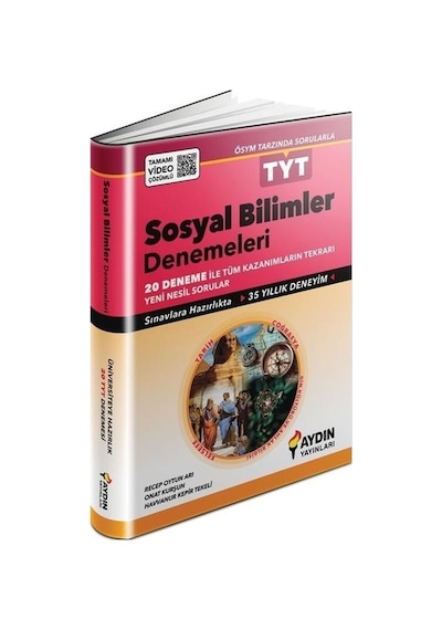 TYT Sosyal Bilimler 20 Deneme -  Aydın Yayınları