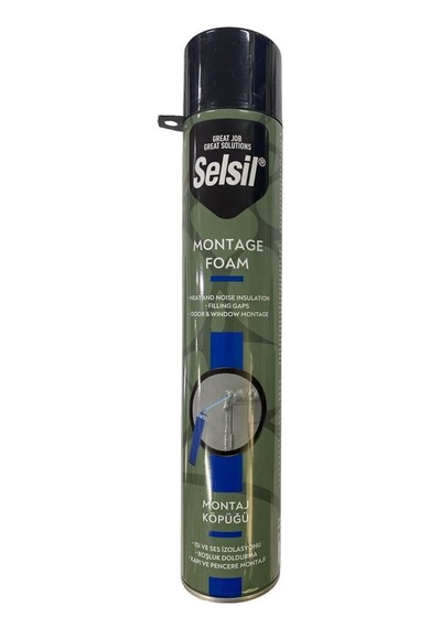 Ahşap Boyaları Ve Vernik Selsil Selfoam Poliüratan Montaj Köpüğü 600 Gr